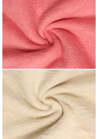 Yeşilhome Çift Kişilik Pamuk Battaniye, Çift Taraflı Battaniye Pembe-krem Pembe