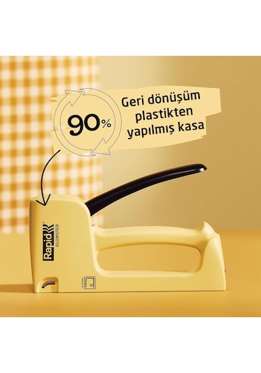 Rapid R13 Blomster Sarı Mekanik El Zımba Tabancası 5001620