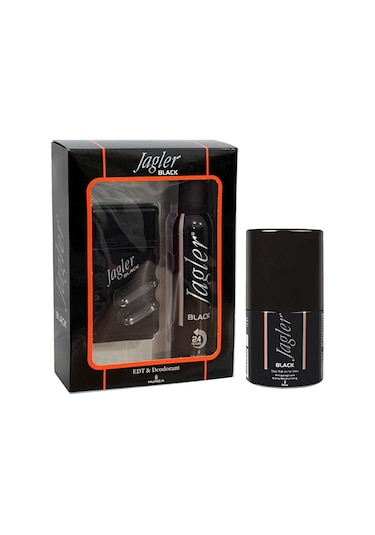 Jagler Black Erkek Parfüm EDT 90 ML + Deodorant + Deo Roll-on