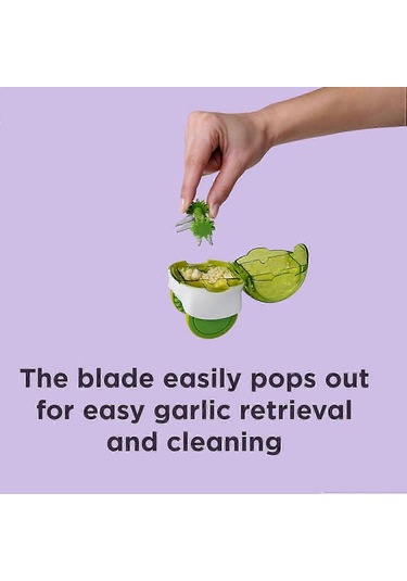 102-663-011 Garliczoom Sarımsak Doğrayıcı, Xl, Yeşil Çok Renkli