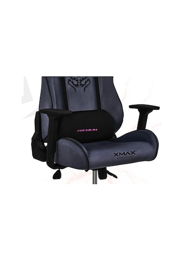 Rio Plus Balerion Terletmez Kadife Kumaş Antrasit Gaming Oyuncu Koltuğu -5 Gri