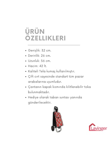 Pazar Arabası Yedek Çantası