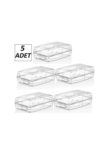 5 Adet Kadın Ayakkabı Saklama Kutusu Hava Delikli 5'li