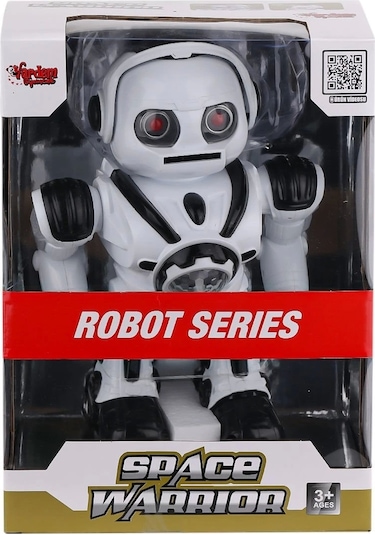 Df-6022 Işıklı Ve Müzikli Disk Atan Uzay Savaşçısı Robot