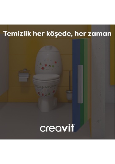 Creavit BJ11030 Joyful Tuvalet Fırçalığı Cam - Duvardan