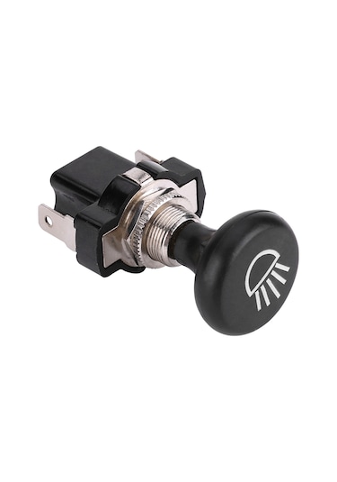 Geeroyoo Golf Araçları Için Push-pull Far Anahtarı, Metal+plastik Malzeme, Siyah Renk, Evrensel Uyumlu Club Car, Ezgo, Yamaha