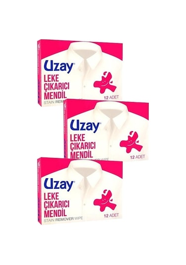 Uzay Leke Çıkartıcı Mendil 3 x 12'li