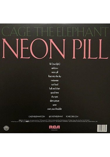 Cage The Elephant - Neon Pill Limited Indie Exclusive Edition -