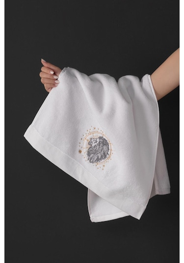 Varol %100 Microcotton Üst Kalite Havlu Seti Burç Nakışlı Aslan-standart Aslan Diğer