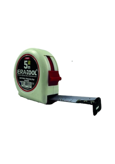 Şerit Metre 5 19mm - Beyaz Era12508 Yusuf Eratool