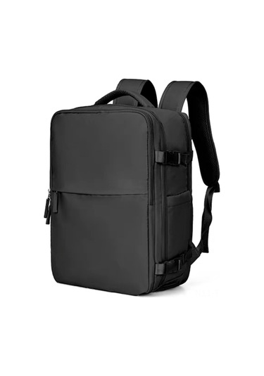 Dianziye Büyük Kapasiteli Seyahat Sırt Çantası - Su Geçirmez, Hafif, Usb Bağlantılı, Ayakkabı Çantası Dahil, Siyah Siyah