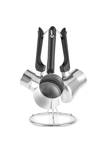 Karaca Nevra 3'lü Çelik Cezve Takımı