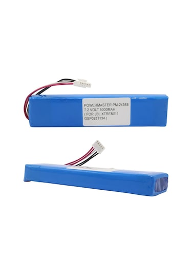 Ayt Powermaster Pm-24988 7.4v 5000mah Li-ion Lityum Batarya Jbl Xtreme1 Pili Uyumlu 144x34x18mm