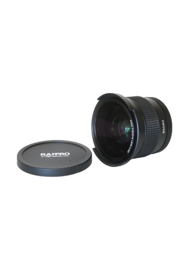 Raypro 55 MM 0.42x Super Geniş Açı Fisheye Balıkgözü + Makro Lens