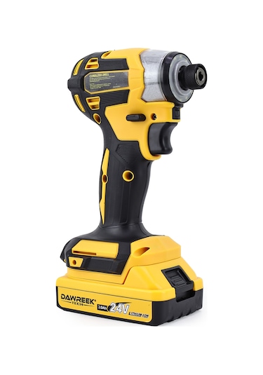 Dawreek Akülü Torklu Vidalama/Somun Sıkma Makinesi - Sarı