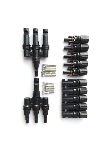 SOLAR KABLOSUZ 3'LÜ KONNEKTÖR VE 5 SET 1000V MC4 KONNEKTÖR (ERKEK