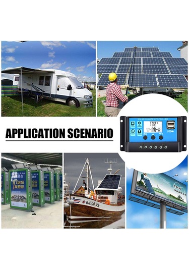 Padalink Evrensel Güneş Paneli Şarj Regülatörü - 12v/24v Otomatik, Çift Usb, Solar Enerji Sistemleri İçin