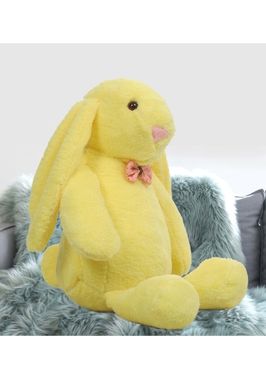 Uyku Arkadaşım Uzun Kulak Bunny Peluş Tavşan 65 Cm Sarı