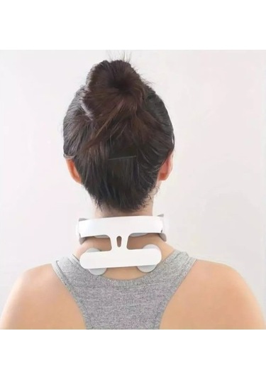 Şarjlı Mikro Elektrikli Omuz Boyun Masaj Aleti 3m2dhx Beyaz