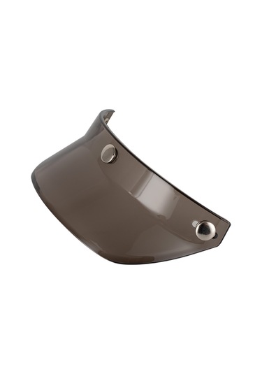 Neevoyu Motosiklet Kask Brimi - Retro Stili, Güneşten Koruma, Üç Kancalı, 18cm X 7.5cm, Reçine Malzeme Açık Kahve