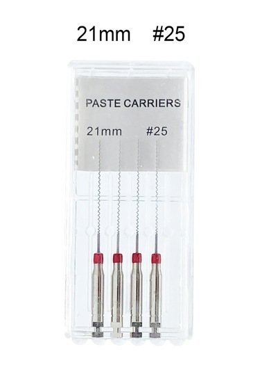 Well Ck 4 Adet/kutu 21/25mm 25-40 Diş Döner Macun Taşıyıcıları Spiral Dolgu Lentulo Çeşitli Motor Dolum Macunu Diş Hekimliği Aracı Gri Chına