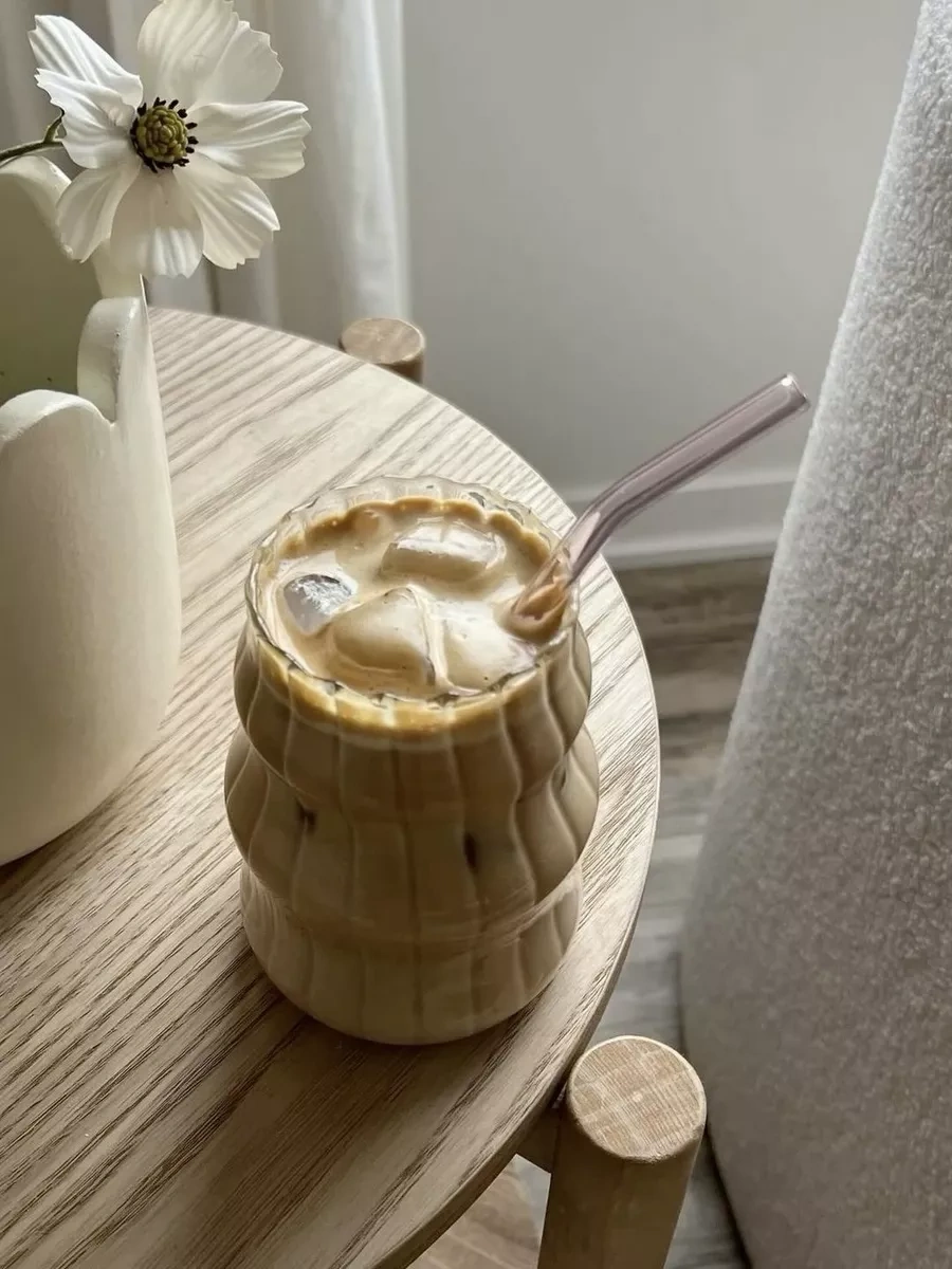 Muse Home Store Cam Kabartmalı Meyve Suyu Ve Kahve Bardağı 225018974 Beyaz