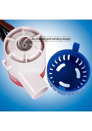 Motion003 24v Sessiz Dalgıç Drenaj Pompası 12v/24v 1100gph Gölet Havuz Spa Tekne Karavan İ