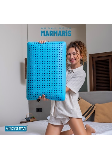 Marmaris Hava Kanallı Ortopedik Visco Yastık