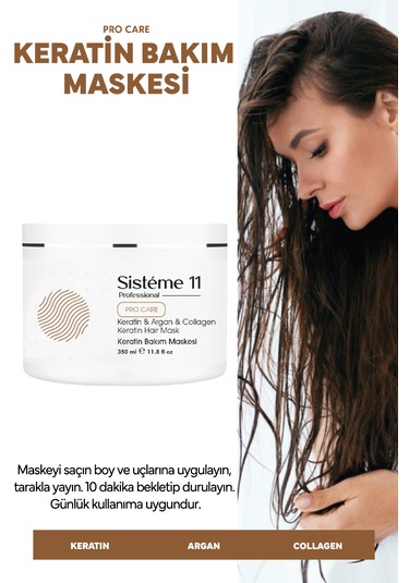 Sisteme 11 Keratin Maske 350 Ml