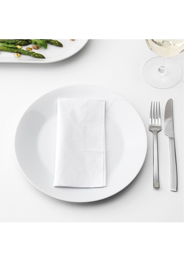 Ikea Fantastısk Beyaz Peçete 100'lü 40 x 40 CM