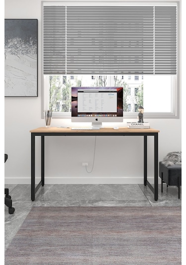 Çalışma Bilgisayar Masası Ofis Masası 60 X 140 Cm - Atlantik Çam
