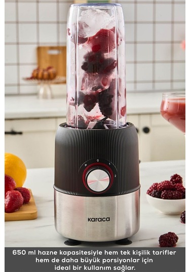 Karaca Blend Ve Rush Inox 500 W Personal Kişisel Smoothie Blender