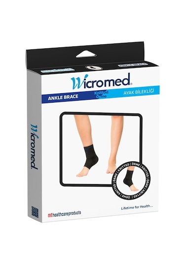 Wicromed Ayak Bilekliği Örgü Düz Medium