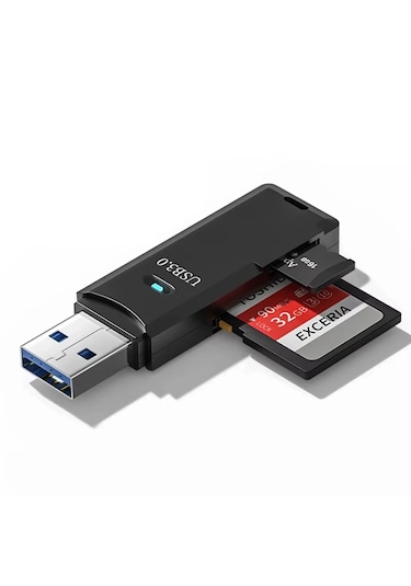 Forzacase 2in1 Usb 3.0 Kart Okuyucu Sd / Micro Sd / Tf - Fc1114