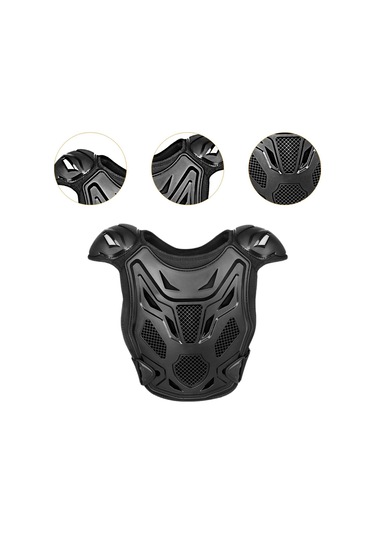 Suntek Çocuk Motosiklet Zırh Dirt Bike Dişli Motokros Siyah