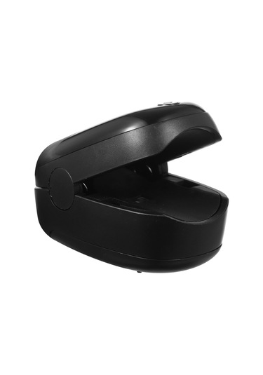 Vkemall Pulse Oksimetre Dijital Parmak Ucu Nabız Oksimetresi Led Ekran Parmak Ucu Oksijen Doygunluğu Art Siyah