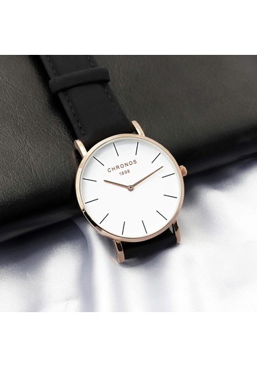 Kadınlar Ve Erkekler İçin Klasik Saatler Moda Kuvars Kol Saatleri C Diğer