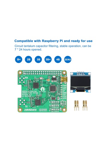 E22887 Oled Ekranlı Mmdvm Dubleks Hotspot Kartı Dmr P25 D
