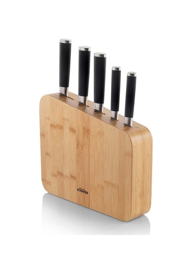 Schafer Solıde 6 Parça Kahverengi Bıçak Seti