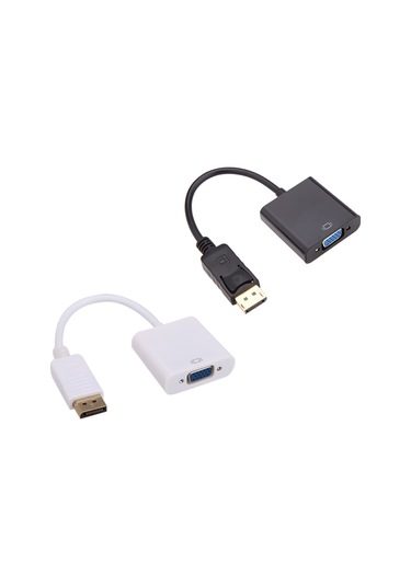 Yifomall Dp'den Vga'ya Dönüştürücü: 1080p Full Hd, Plug & Play, Notebook-desktop İle Monitor/projektör Bağlantısı