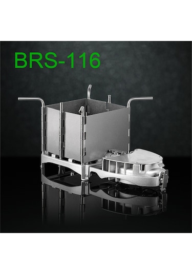 Açık Hava Kamp Odun Sobası Brs-116 Gümüş