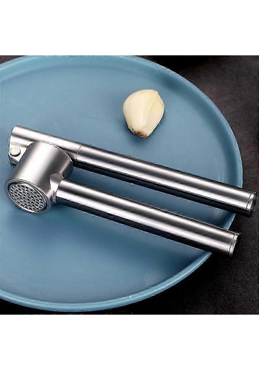 Sarımsak Pres Kıyma Makinesi - Sarımsak Ezici Ve Soyucu Seti, Çıkarılabilir, Ağır Hizmet Tipi, Paslanmaz Sarımsak Kıyma Makinesi Tasarımı Siyah