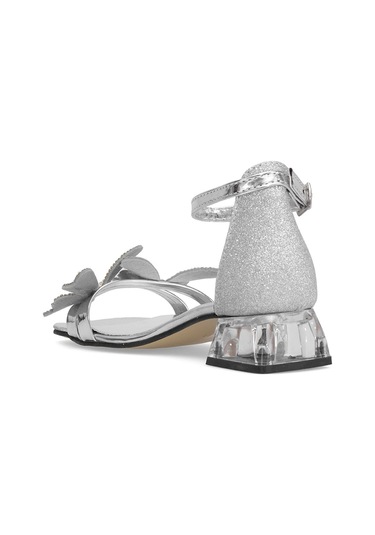 Elit Br-f-150-25y Filet Kız Çocuk Abiye Ayakkabı Gümüş Gümüş