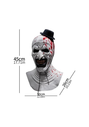 Jl Cadılar Bayramı Bir Ruh Kırık Palyaço Maskesi Karnaval