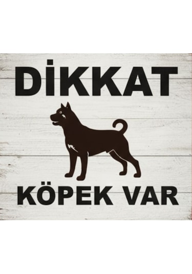 Fezzpirint Dikkat Köpek Var Ölçü 25 35 Dekote