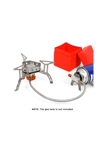 Jeemson Hk360 3500w Fırınsız Kamp Ocağı, Aluminyum-çelik Konstruksiyeli, Rüzgar Engeli Ve Taşıma Çantası İle Tam Set Gümüş