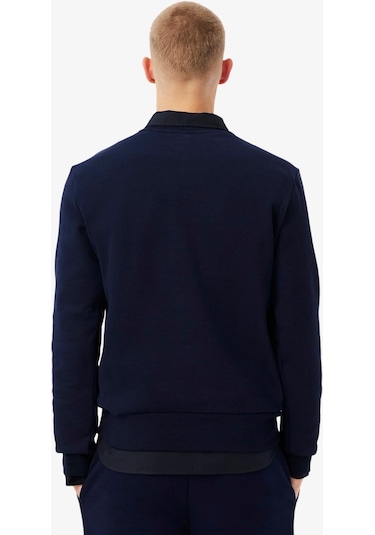 Lacoste Erkek Regular Fit Bisiklet Yaka Sweatshirt Lacivert