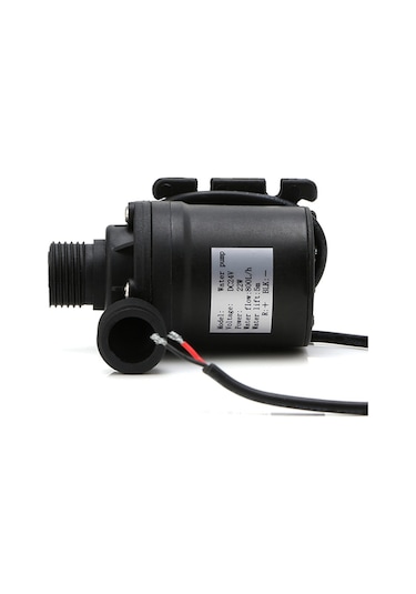 24 Volt Dalgıç Tip Mini Su Pompası Saat/800 L 8 x 5 x 6.5 Cm