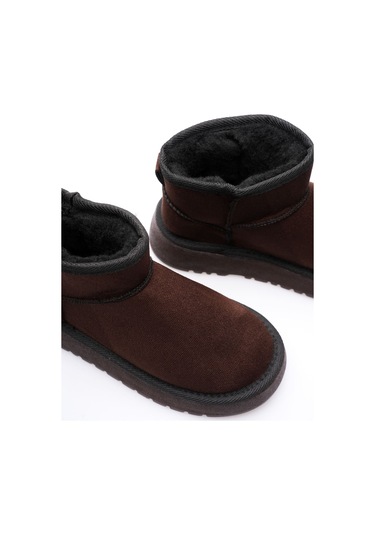 Alina Kadın Acı Kahve Kışlık Kürklü Bot Muhtelif