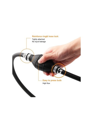 Deniz Tekne Rv İçin Evrensel Yakıt Hattı Montajı Dıştan Takma Primer Ampul Pompası